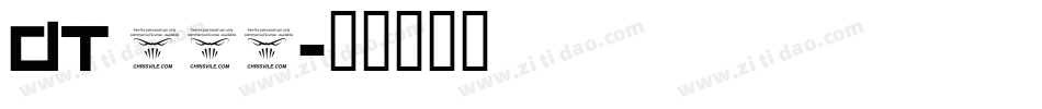 DT 104字体转换